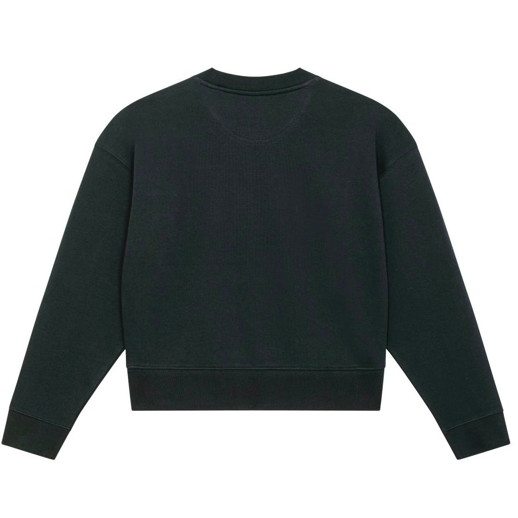Crop sweater Make the connection go vegan SAMPLE SALE