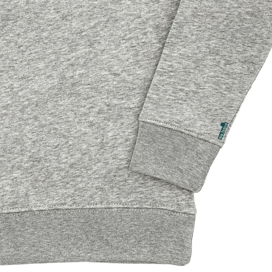 Sweater The Future is Vegan grijs/donkergroen