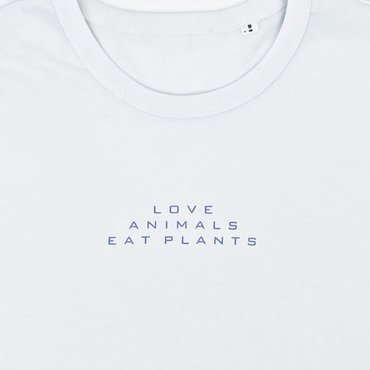 T-shirt Love animals - eat plants -